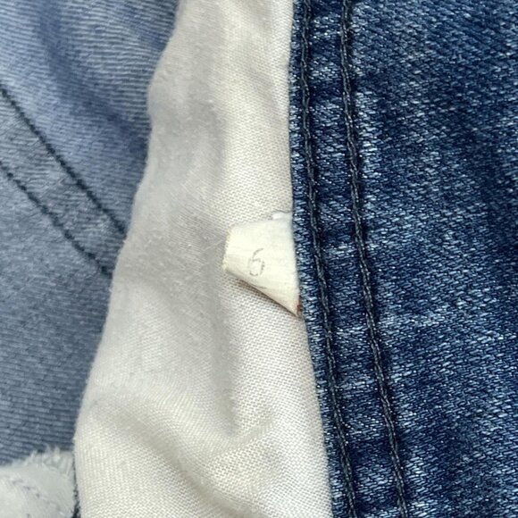 Lee Blue Denim Capri Pants 6 | Classic Fit Flaws - Picture 3 of 5